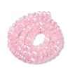 Baking Electroplate Glass Beads Strands DGLA-A039-J6MM-B15-2