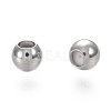 202 Stainless Steel Beads STAS-K204-02E-P-3
