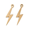 304 Stainless Steel Pendants STAS-L297-07G-1