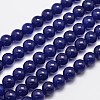 Natural & Dyed Malaysia Jade Bead Strands G-A146-10mm-A22-3