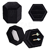 Polyester Velveteen Ring Storage Boxes CON-WH0123-28A-1