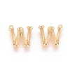 Brass Pendants X-KK-T038-193G-W-1