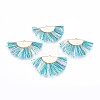 Nylon Tassel Pendants KK-F755-28G-03-NF-1