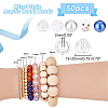1 Set Mixed Style Acrylic Round Beads Sets SACR-PH0001-52G-2