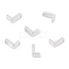 6Pcs 925 Sterling Silver Hollow Initial Beads STER-TA0001-53L-2