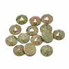 Natural Unakite Cabochons G-T073-15E-1