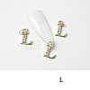 Alloy Rhinestone Cabochons MRMJ-T056-93G-L-1