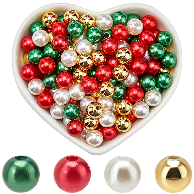 Imitation Pearl Acrylic Beads OACR-SP0001-22B-1