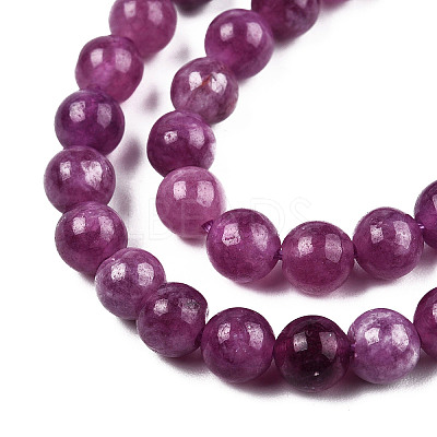 Natural Quartz Beads Strands G-R479-6mm-04-1