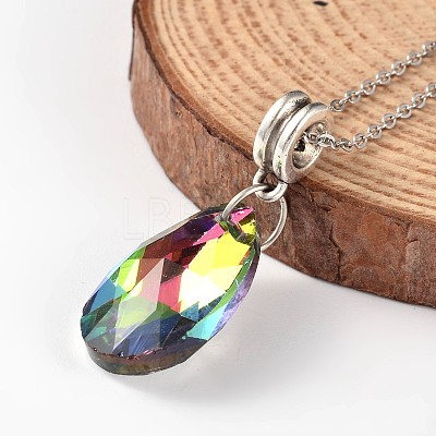 Glass European Dangle Charms PALLOY-JF00114-1