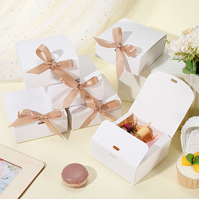 Folding Paper Gift Boxes with Ribbon CON-WH20001-11A-01-1