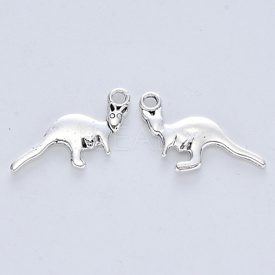Tibetan Style Alloy Pendants X-TIBE-R316-070AS-RS-1