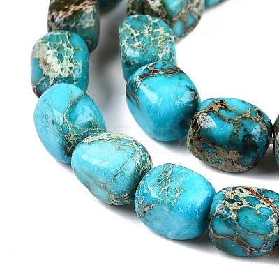 Natural Imperial Jasper Beads Strands G-N342-62C-1