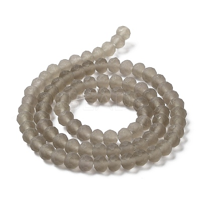 Transparent Glass Beads Strands EGLA-A034-T6mm-MD16-1