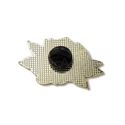 Peony Flower Enamel Pins JEWB-P050-03A-G-1