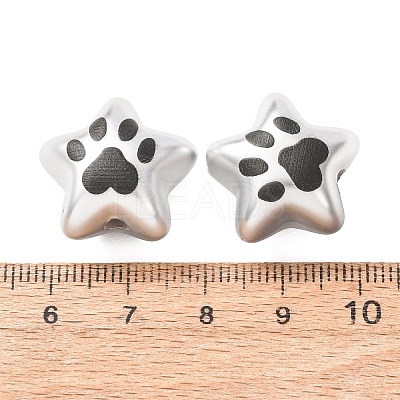 Plating Printed Acrylic Beads AC-CBA655C-07-1