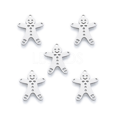 Non-Tarnish 201 Stainless Steel Pendants STAS-N090-LA919-1-1