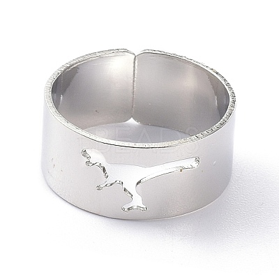 Alloy Adjustable Rings Set RJEW-D001-05P-1