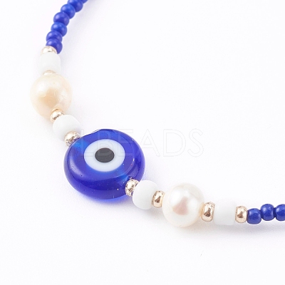 Glass Seed Beaded Bracelets BJEW-JB05967-02-1