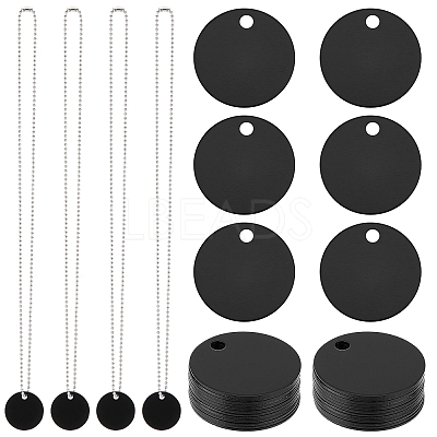 DIY Stamping Blank Tag Necklace Making Kit DIY-SC0020-83-1