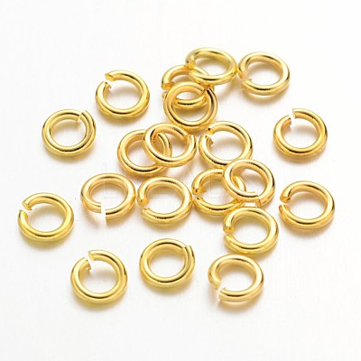 Brass Open Jump Rings JRC5MM-G-1