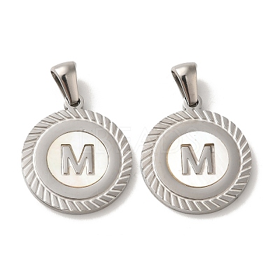 304 Stainless Steel Pendants STAS-I204-M-P-1