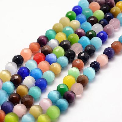 Cat Eye Beads Strands CE-k002-8mm-01-1