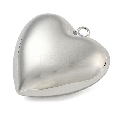 Heart Brass Pendants KK-N254-98P-1