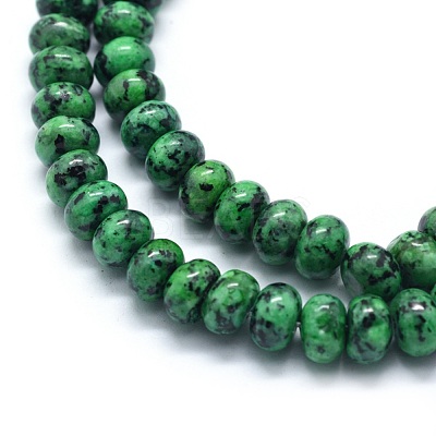 Natural & Synthetic Gemstone Beads Strands G-E507-M-6mm-1