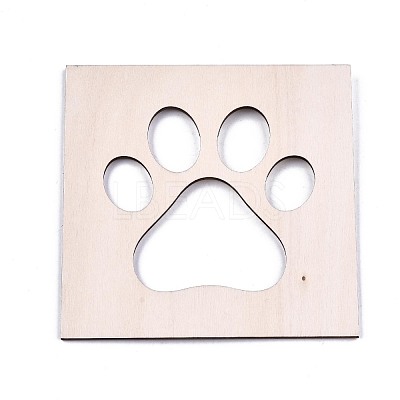 Unfinished Wood Cutouts WOOD-R267-12-1