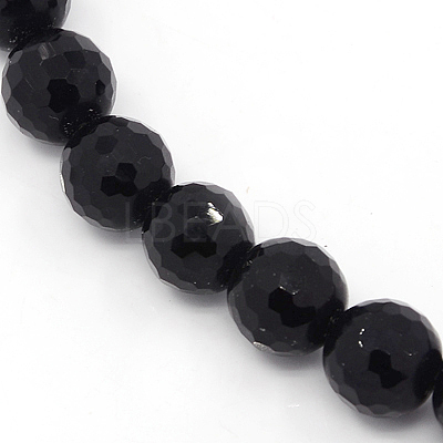 Synthetic Black Stone Beads Strands LS-G867-044-1