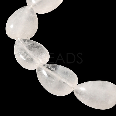 Natural Quartz Crystal Beads Strands G-I377-A30-1