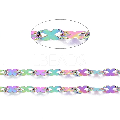 Ion Plating(IP) 304 Stainless Steel Dapped Link Chains CHS-F013-03MC-1