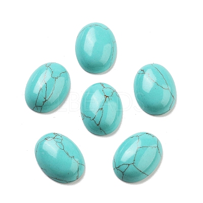 Synthetic Turquoise Cabochons G-G145-01B-50-1
