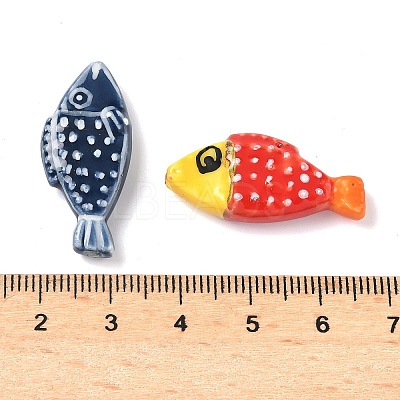 Handmade Porcelain Beads X-PORC-A030-01A-1