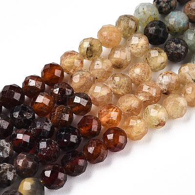 Natural & Synthetic Mixed Gemstone Beads Strands G-D080-A01-01-04-1