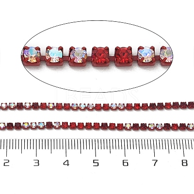 Iron Rhinestone Cup Chains RB-CBA10DB-01B-1