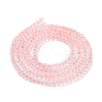 Transparent Glass Beads Strands GLAA-H021-03-07-1