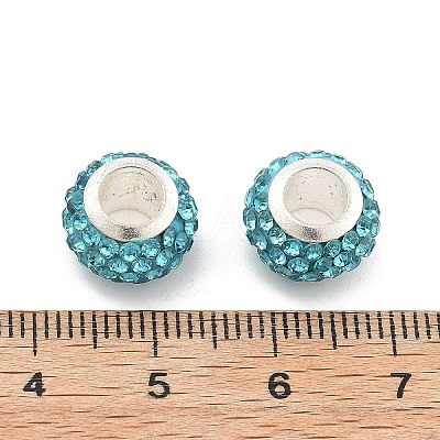 Rondelle Polymer Clay European Beads FIND-U001-01F-1