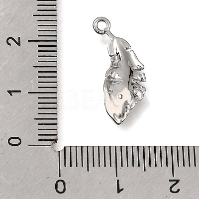 Brass Micro Pave Clear Cubic Zirconia Charms LS-KK-CBA15EE-06P-1