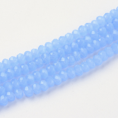 Imitation Jade Glass Beads Strands GLAA-R135-2mm-38-1