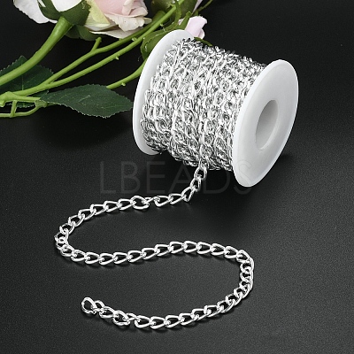 Aluminium Twisted Curb Chains CHA-YW0001-01S-1
