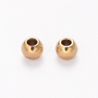 Ion Plating(IP) 304 Stainless Steel Spacer Beads STAS-G130-23G-2MM-1