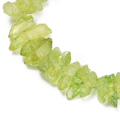 Natural Crackle Quartz Beads Strands G-R012-B06-08-1
