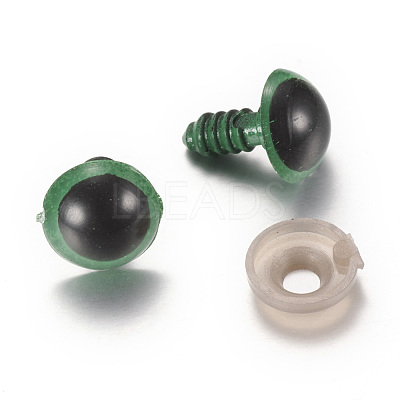 Craft Plastic Doll Eyes Stuffed Toy Eyes DIY-R039-8mm-06-1