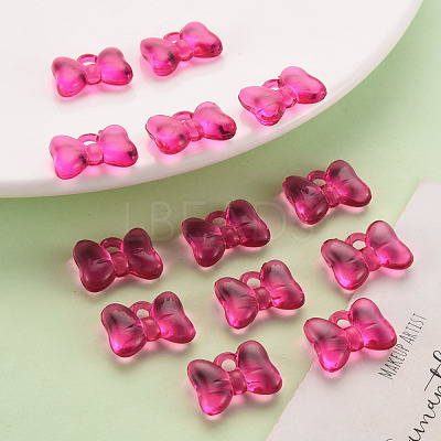 Transparent Acrylic Pendants TACR-T024-02BA-906-1