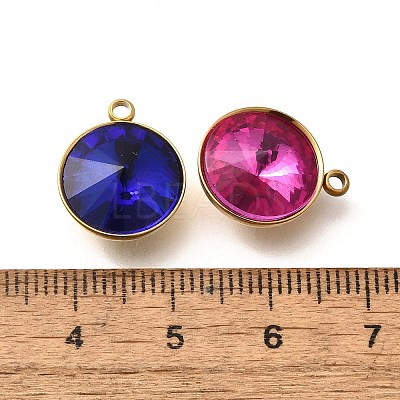 304 Stainless Steel Pendants STAS-Q346-09G-1
