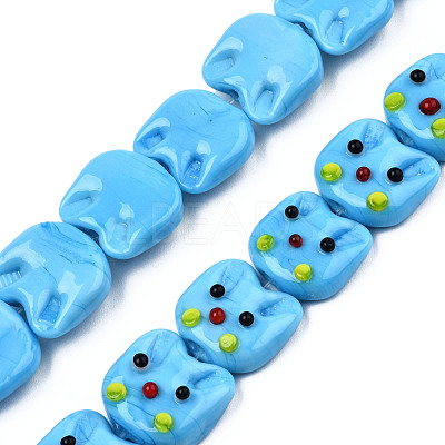 Handmade Lampwork Beads LAMP-N029-012C-1