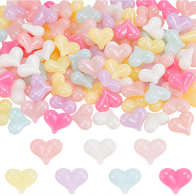 120Pcs Acrylic Imitation Jelly Beads OACR-SP0002-24-1