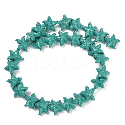 Synthetic Coral Dyed Carved Beads Strands CORA-K009-06B-07-1